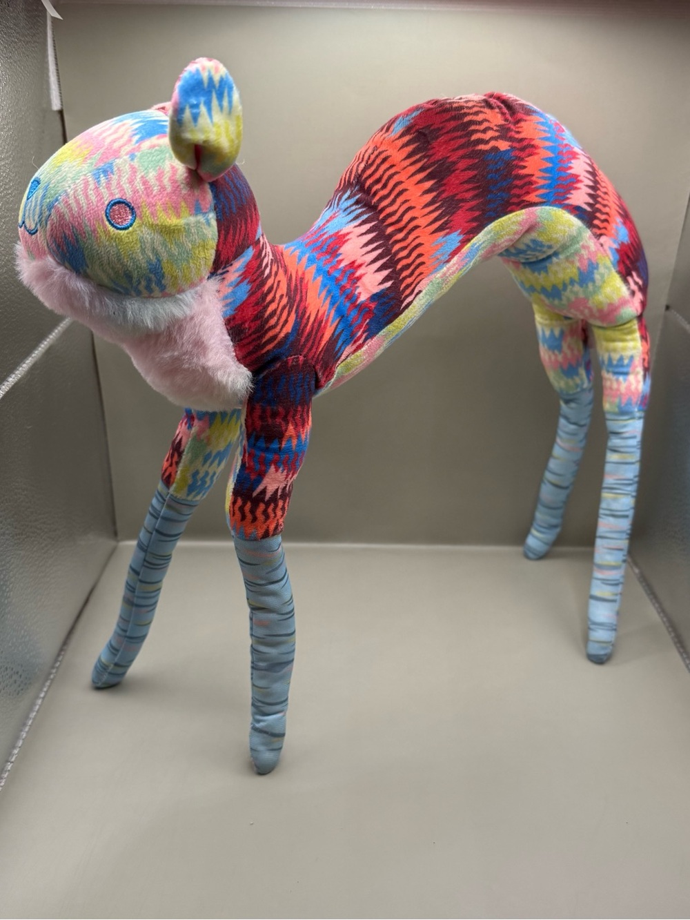 Meow Wolf Bearret Plush Stuffed Animal Bendable Toy Creature Figure